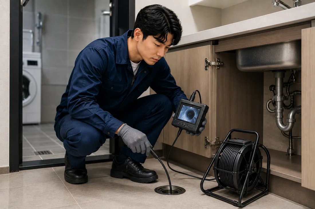 진건읍 배관내시경 확인